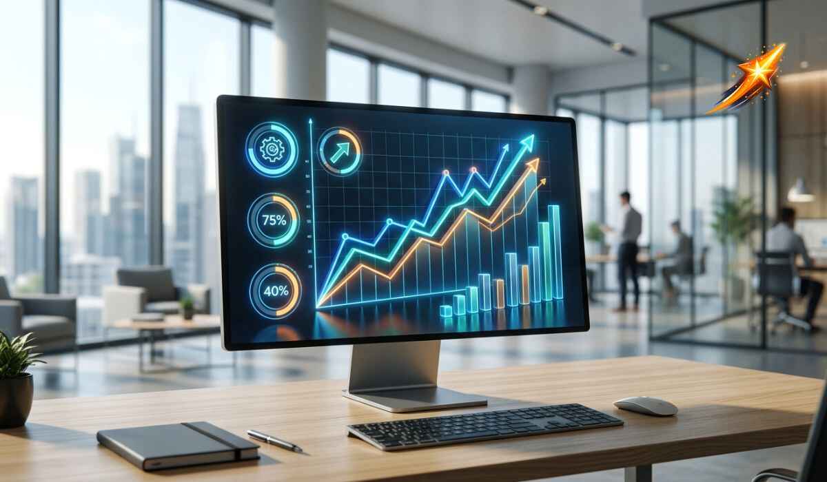 Performance Analytics dashboard showing key metrics and business insights